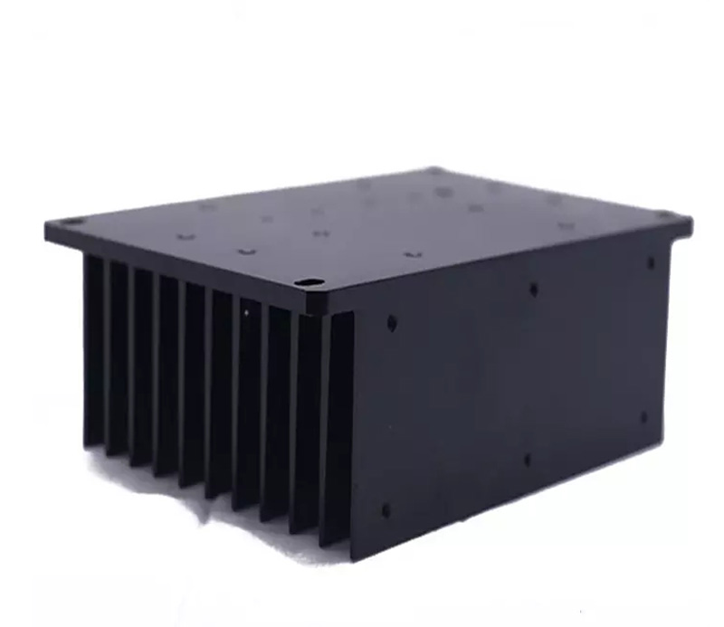Black aluminum 100w led extrusion heat sink with low price